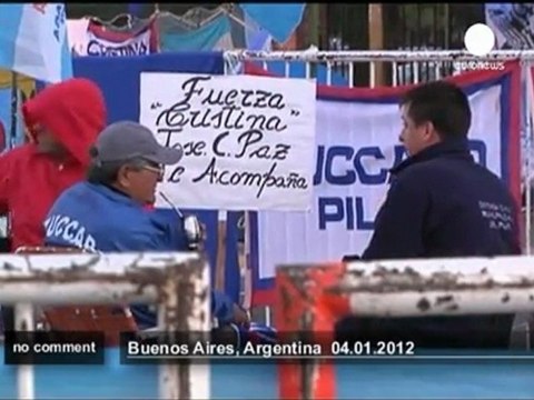 Soutien à Cristina Kirchner le jour de son... - no comment