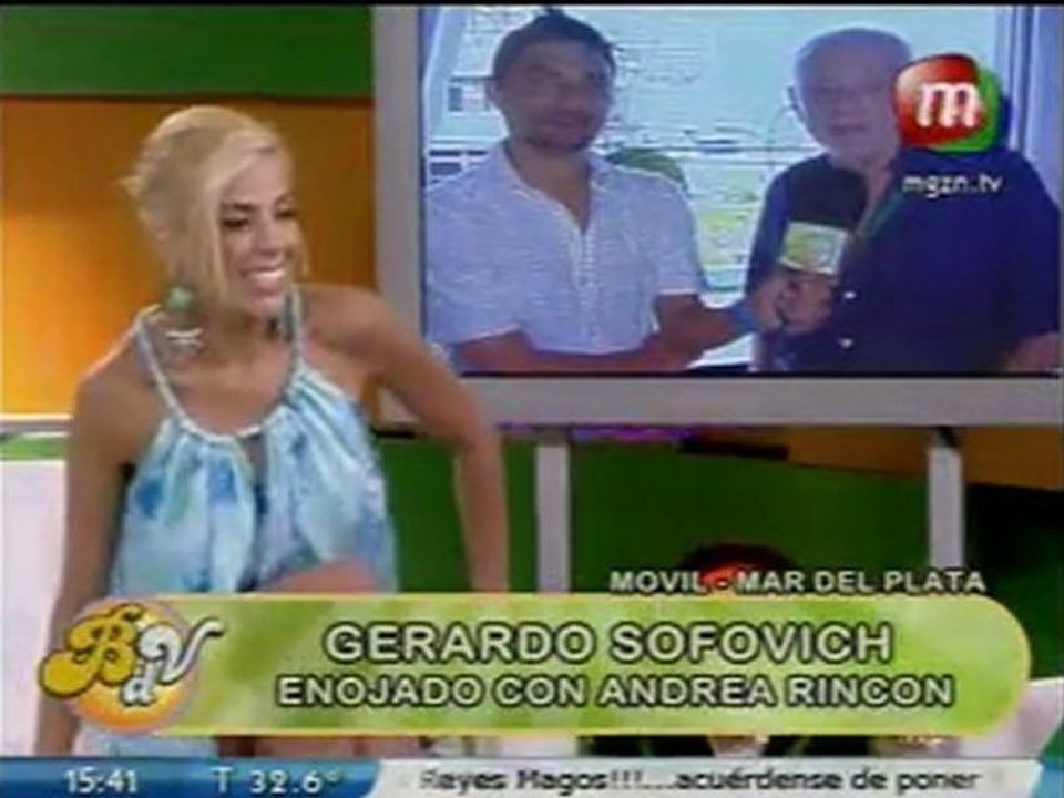 Pronto.com.ar Sofovich le responde a andrea rincón