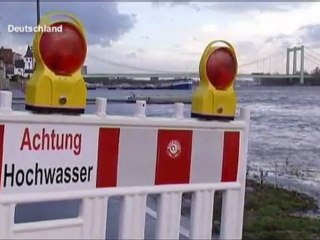 Las tormentas azotan el Mar del Norte y el Centro de Europa.