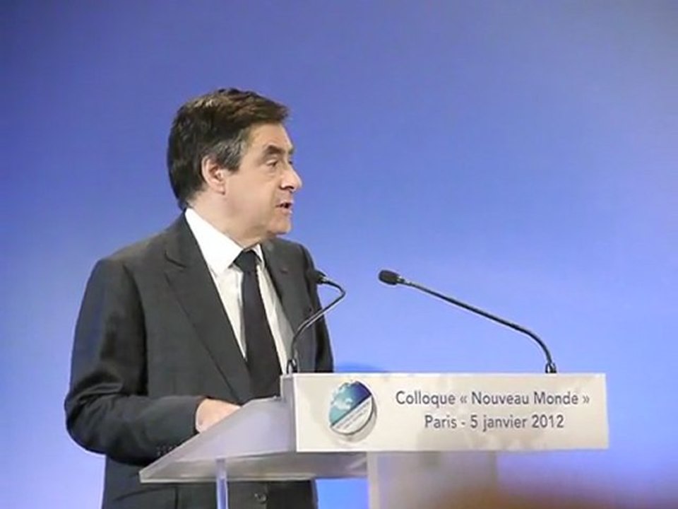 Colloque Nouveau Monde 2012 - extrait de l'intervention de François Fillon (3)