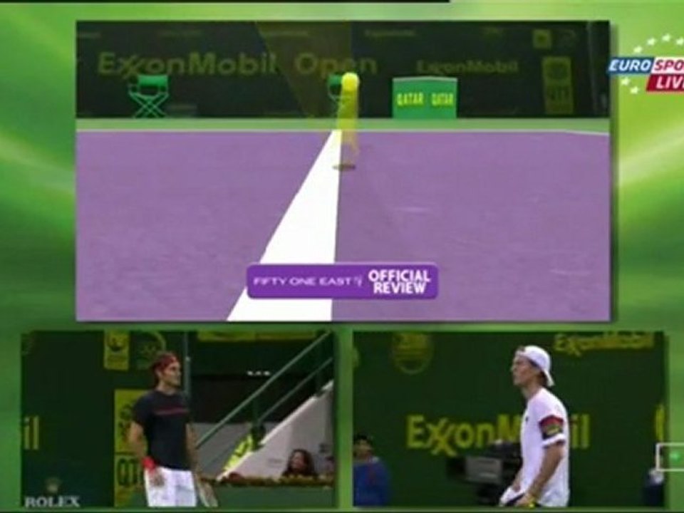 ATP.2012.Doha.QF.Federer.vs.Seppi.Highlights HQ