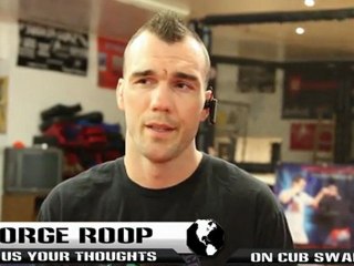 George Roop UFC on Fox 2 - "All [Cub] needs to pack is a pillow and a sleeping bag."