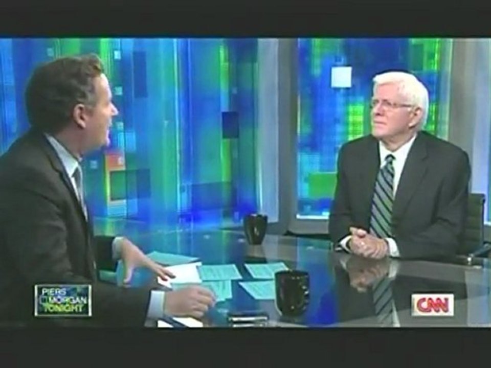 Phil Donahue On Piers Morgan Discussing Ron Paul