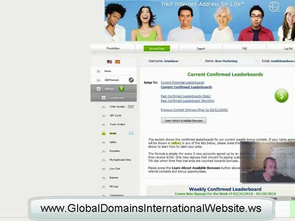 Global Domains International Inc. 500, GDI Sign Up for FREE & Make Money Online for FREE!!!