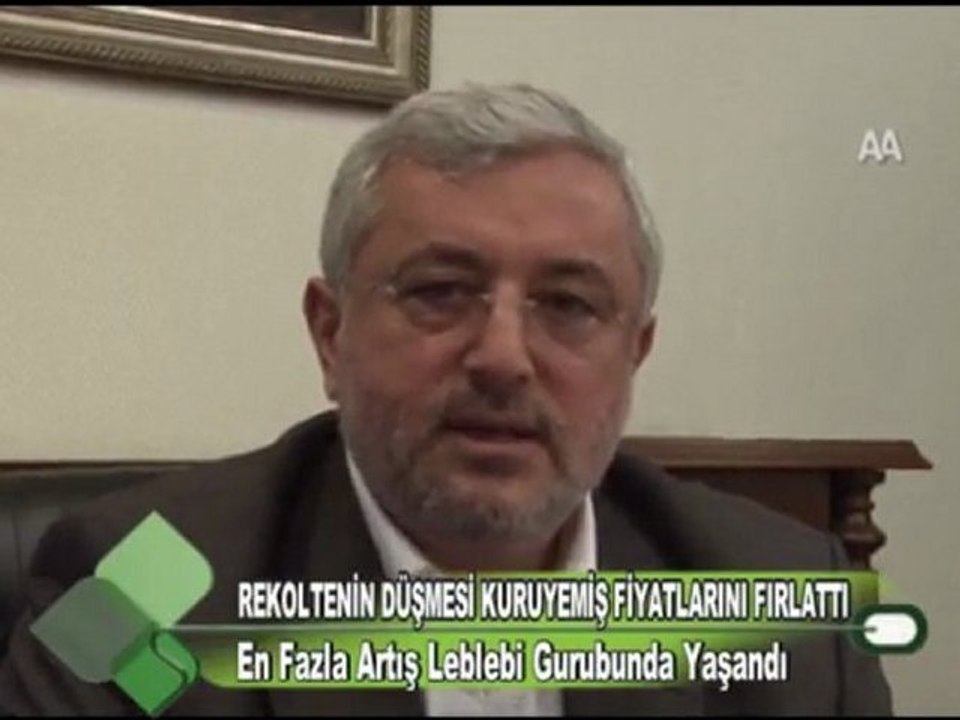 REKOLTENİN DÜŞMESİ KURUYEMİŞ FİYATLARINI FIRLATTI 0301.2012