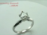 Heart Shaped Solitaire Diamond Engagement Ring In Prong Set