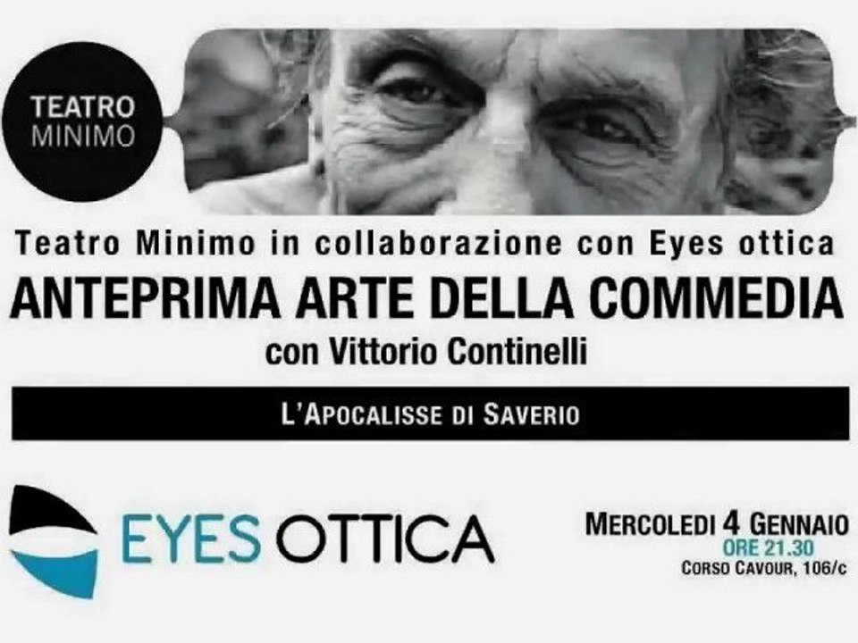 ANTEPRIMA ARTE DELLA COMMEDIA presso Eyes ottica ad Andria