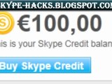 (New) Skype Credits Hack 2011 Get 1000 Skype Credits