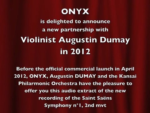 Augustin DUMAY SAINT SAENS Symph.1, 2nd mvt