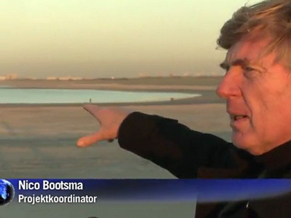 Riesiger 'Sandmotor' soll Küste der Niederlande schützen