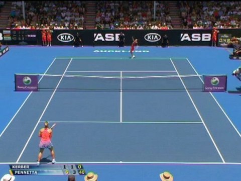 Auckland - Kerber scheitert an Pennetta