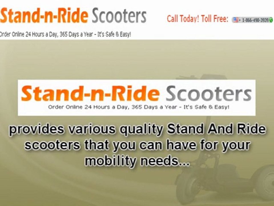 Quality Stand And Ride Scooter