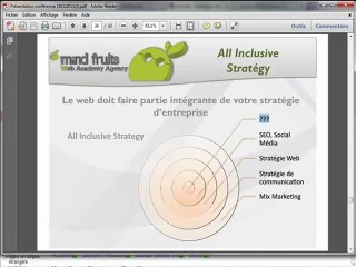Une stratégie Social Média efficace (Vidéo 6/7) - Conférence Formation (Nov. 2011)