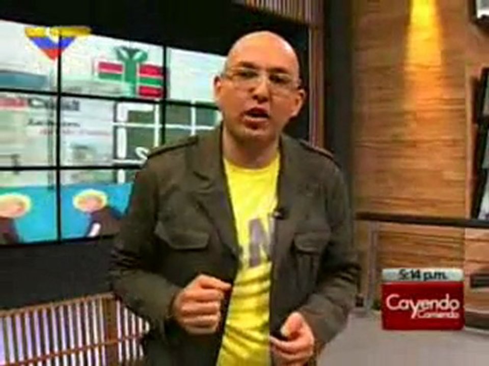 (VIDEO) Cayendo y Corriendo Mal hábito de diputados puntofijistas La Hora Loca de las Primarias 05.01.2012  12