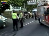 (VIDEO) Autobús volcado en la autopista Francisco Fajardo deja 11 personas heridas