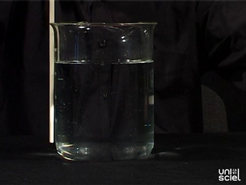 La baguette qui disparaît derrière un verre d’eau