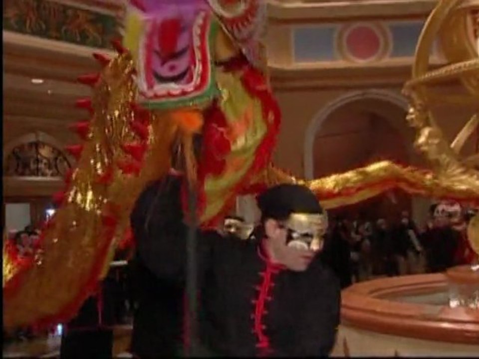Las Vegas prépare le Nouvel an chinois, le 23 janvier