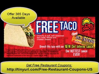 Get FREE Restaurant COUPONS 365 Days !