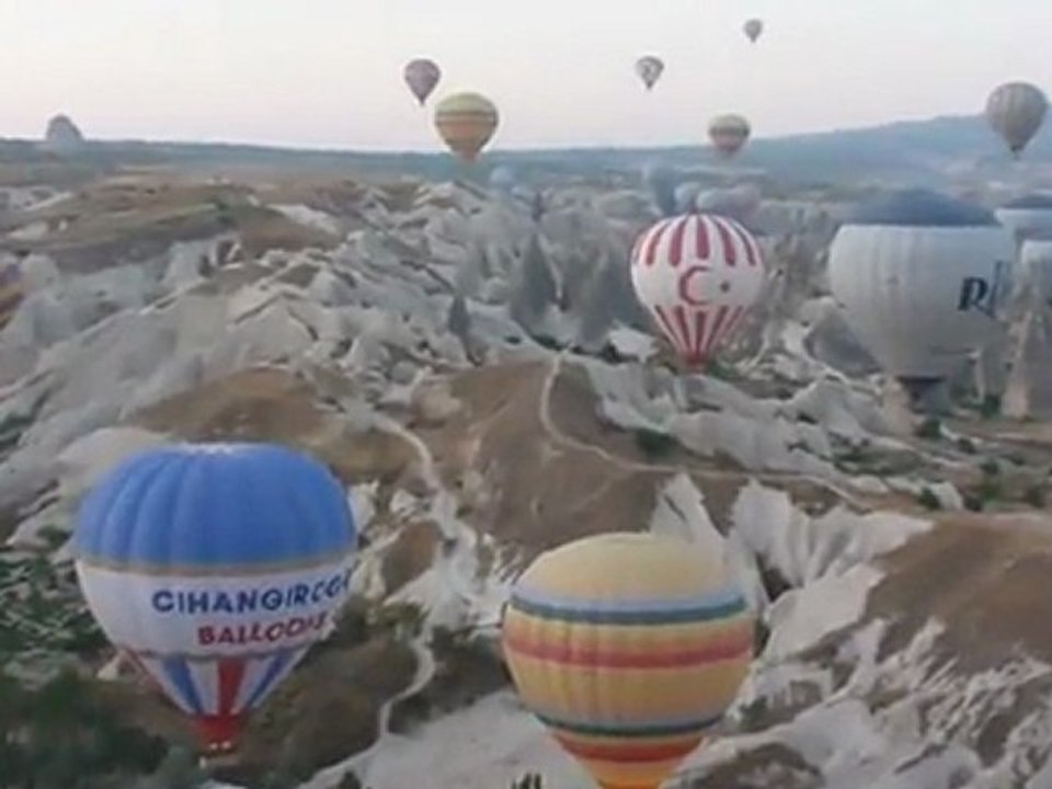 Survol de la Cappadoce en mongolfière