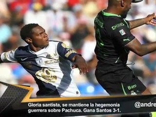 Medio Tiempo: En Fa Santos vs Pschuca, CL 2012