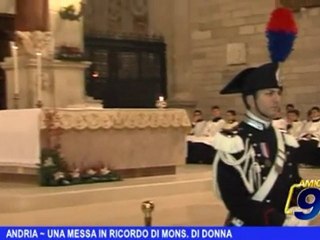 Andria | Una messa in ricordo di Mons.  Di Donna