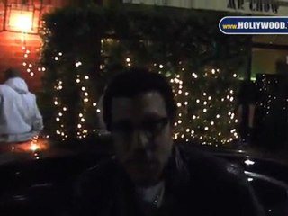 LIONEL RICHIE Leaving MR CHOW