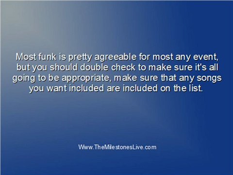 Funk Bands - Funk Bands for Funky Events