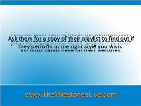 Motown Bands - Tips For Hiring The Right Professional Motown Bands For Your Wedding