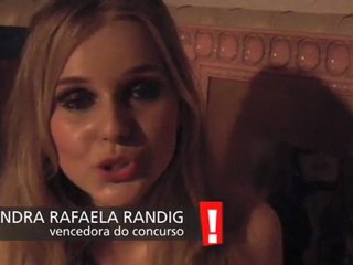 Kenndra Rafaela Randig agradece os votos recebidos