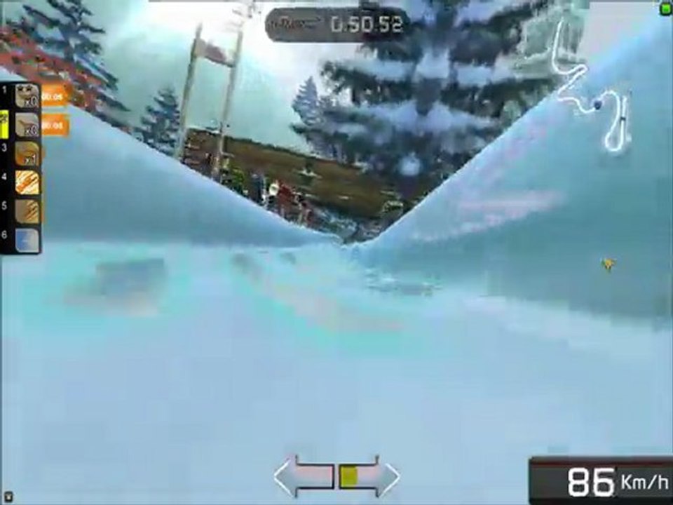 Empire Of Sports - Toucher un maximum de murs lors des missions bobsleigh