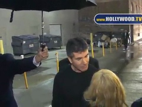 Simon Cowell, Paula Abdul, Anna Faris, Nicole Scherzinger en Jimmy Kimmel Live