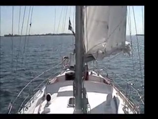 Premier essai sous voile Esmeralda
