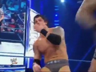 Randy Orton vs Wade Barrett Falls Count Anywhere Match 12-30-11