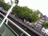 YouTube largest Vlog ephemeral8 aka Avi Rosen  sailing on Rhein river Koln