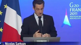 Sarkozy et la taxe sur les transactions financières