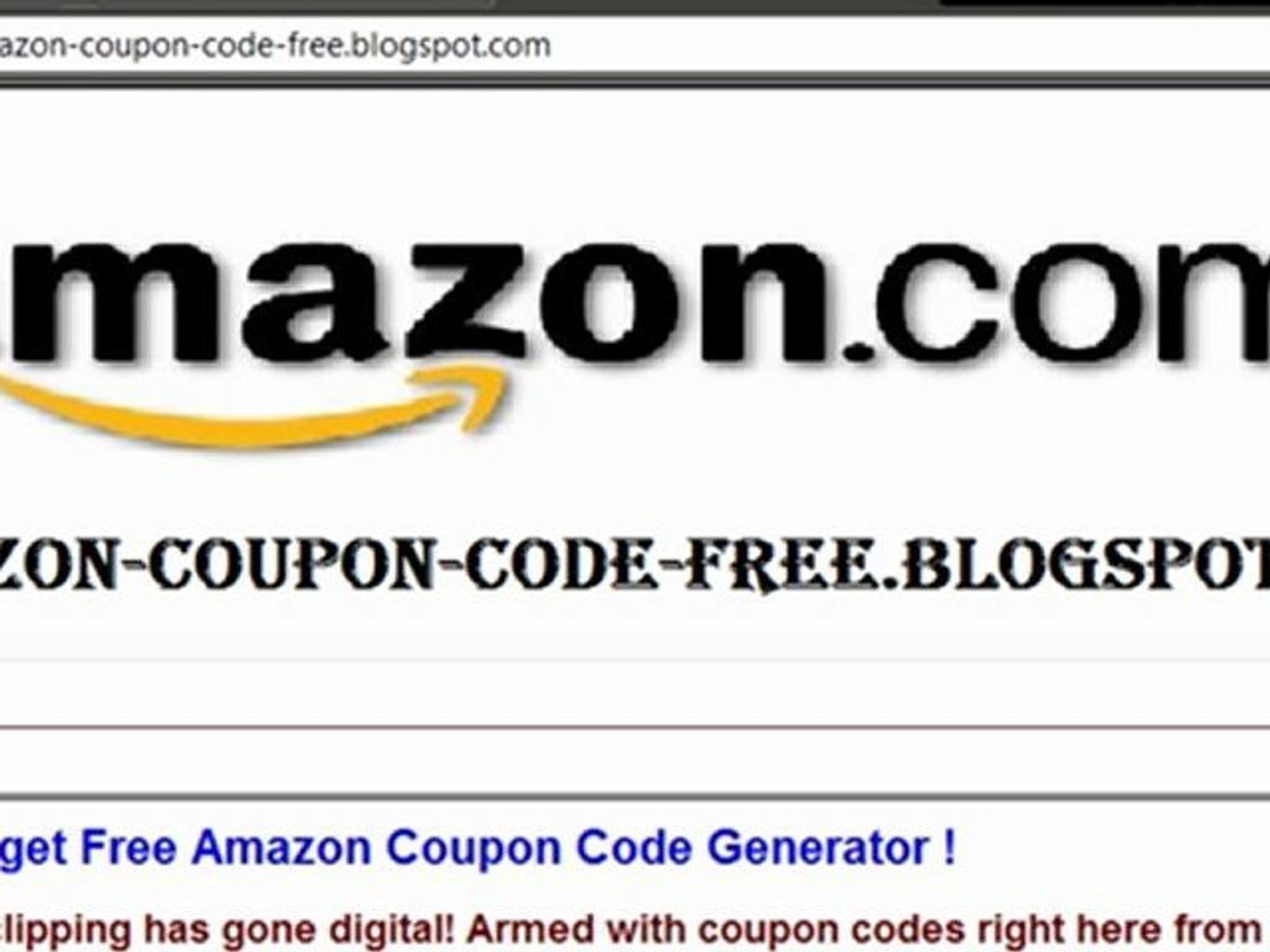 How To Get Free Amazon Coupon Code Generator Video Dailymotion