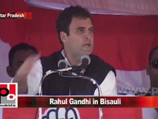 Congress Leader Rahul Gandhi in Bisauli (U.P) Part 5