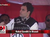 Congress Leader Rahul Gandhi in Bisauli (U.P) Part 4