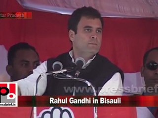 Congress Leader Rahul Gandhi in Bisauli (U.P) Part 3