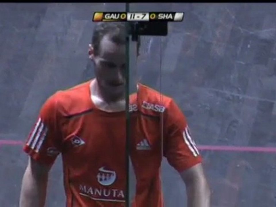 Squash - Gaultier braucht nur 20 Minuten