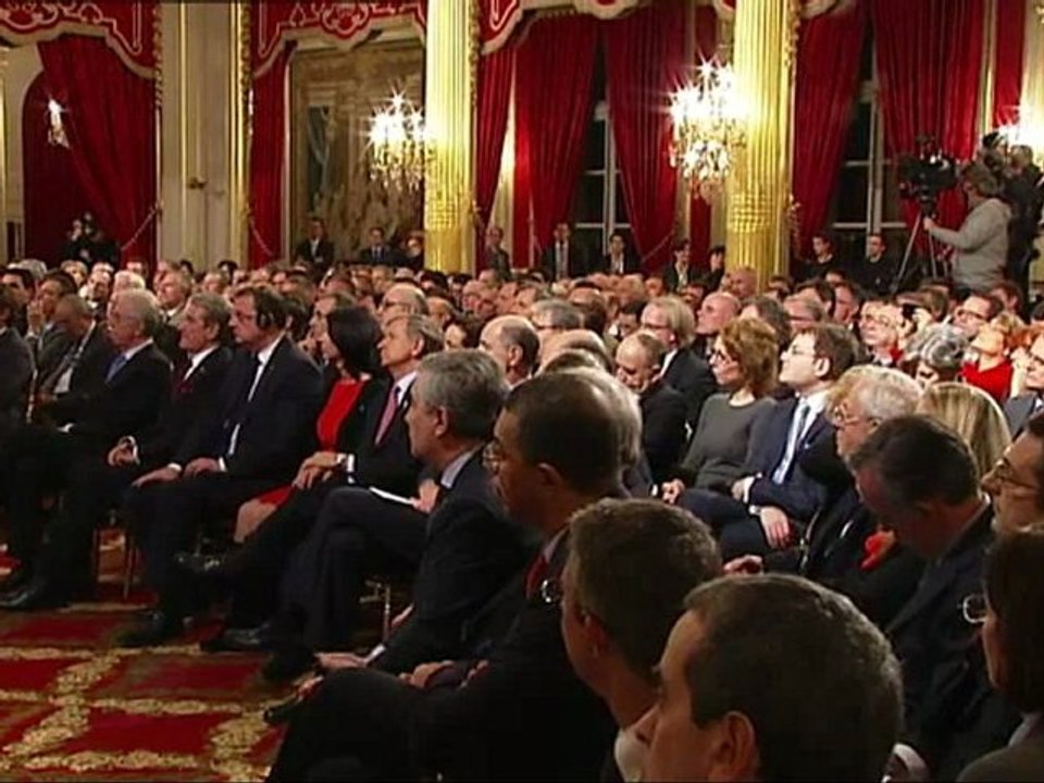 La France "n'attendra pas que tous les autres soient d'accord" pour mettre en oeuvre la taxe sur les transactions financières, a assuré Nicolas Sarkozy vendredi 6 janvier