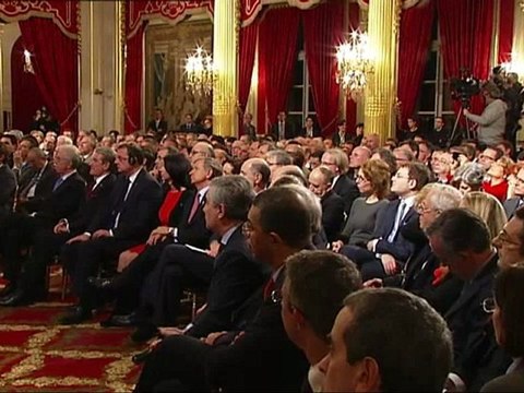 La France n'attendra pas que tous les autres soient d'accord pour mettre en oeuvre la taxe sur les transactions financières, a assuré Nicolas Sarkozy vendredi 6 janvier