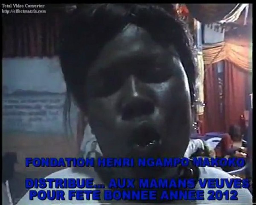 FONDATION HENRI NGAMPO MAKOKO AVEC LES MAMANS VEUVES TOLOBA TOLOBA TE