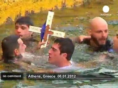 Greeks celebrate Epiphany - no comment