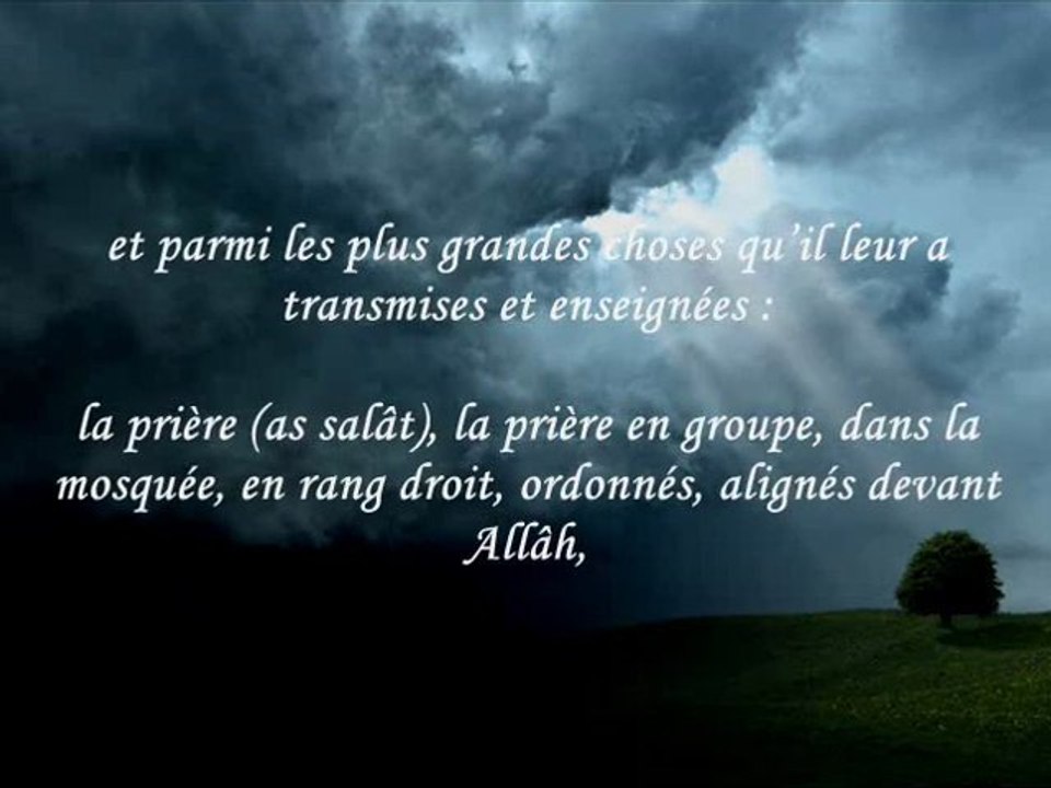 - Les derniers instants du Prophète bien aimé
