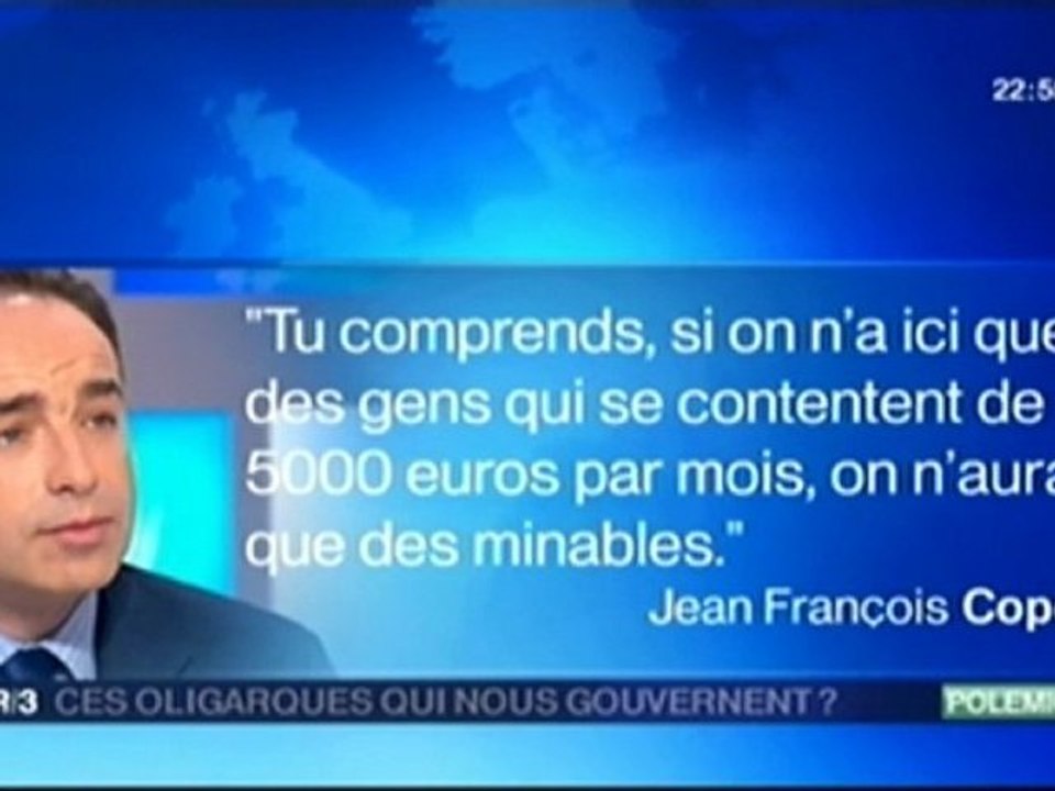 L'oligarchie des incapables au Soir 3