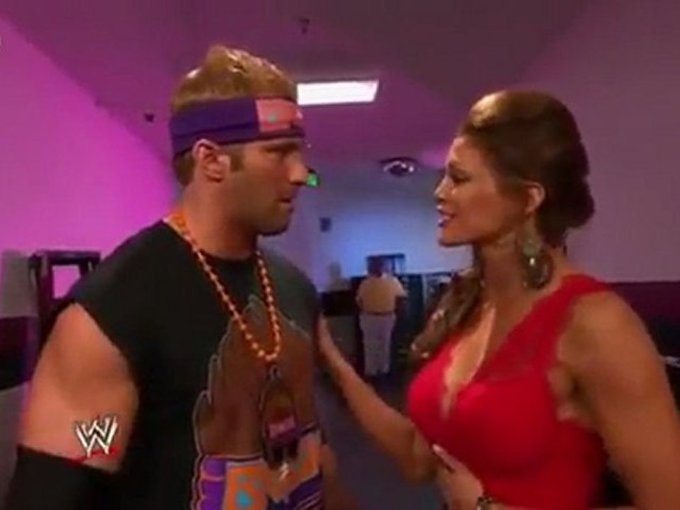 Zack Ryder and Mae Young Backstage Segment - WWE Raw 11 28 11 with Eve Torres