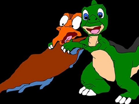 TRANSPATONOX - The Land before Time In einem Land vor unserer Zeit Ducky und Petrie 8 (Transparent)