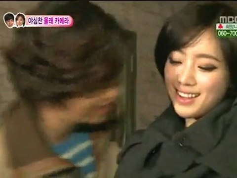 120107 Woojung - Kiss on cheek