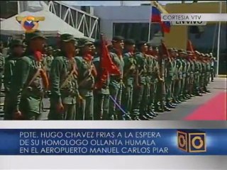 Los Presidentes Humala y Chávez se encuentran en Puerto Ordaz